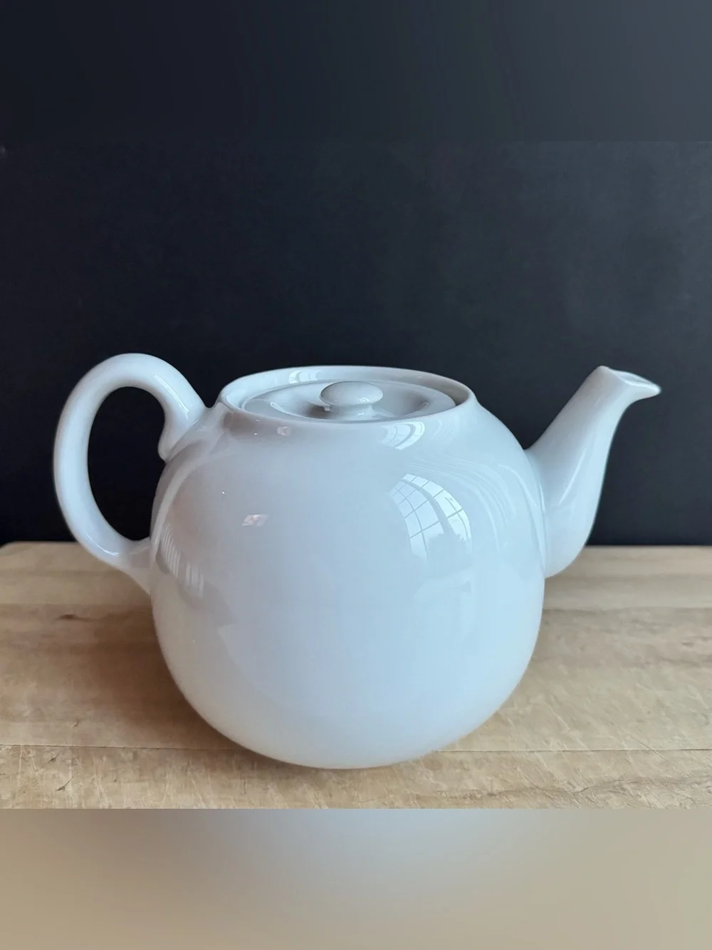 Vintage Pillivuyt French Porcelain 4-cup (1 qt) White Teapot